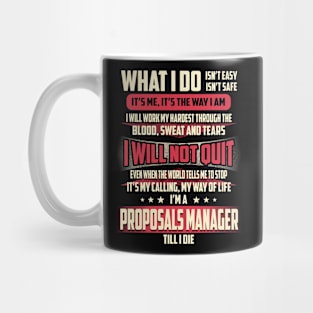 Proposals Manager What i Do Mug